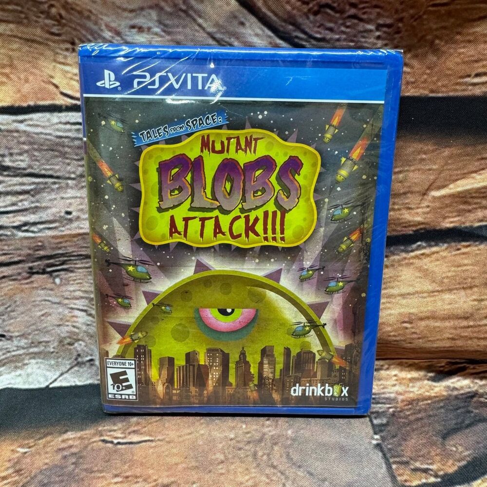 Tales from Space Mutant Blobs Attack PS Vita PlayStation Vita Game New Sealed